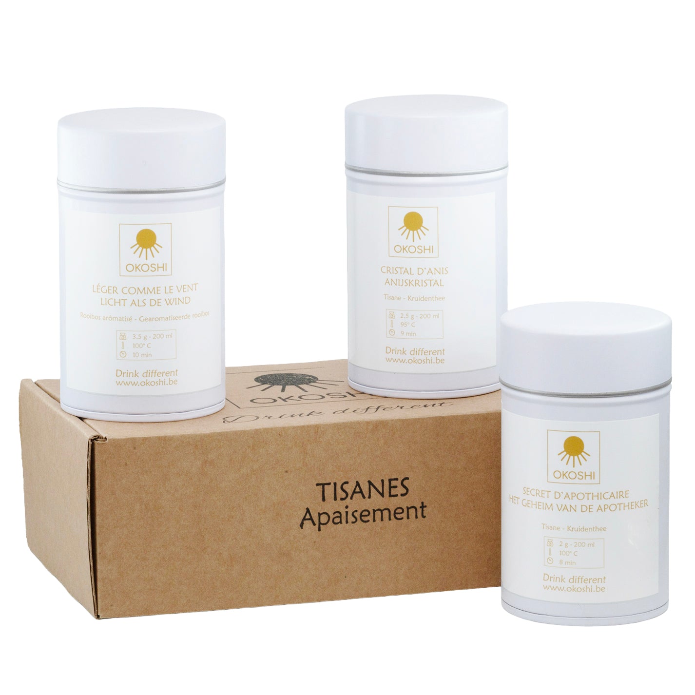 Coffret 3 tisanes "Apaisement"