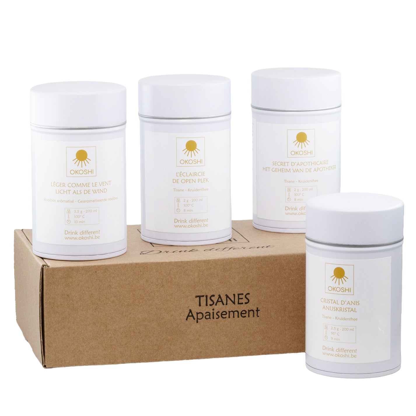 Coffret 4 tisanes "Apaisement"