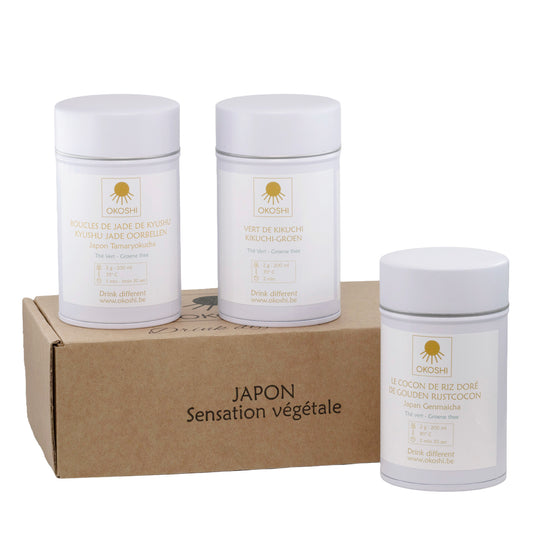 Coffret 3 thés "Japon - Sensation végétale"